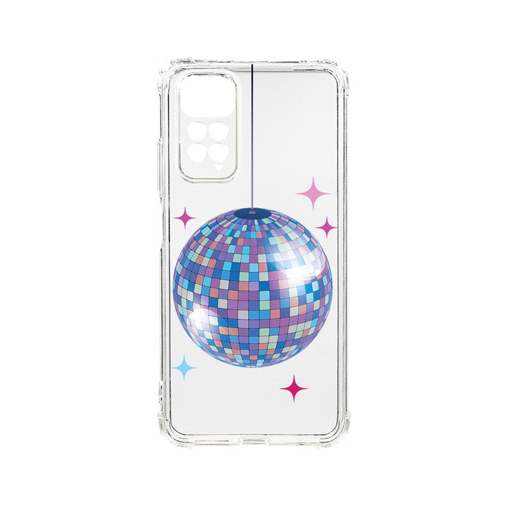 Силиконов калъф BestCase за Xiaomi Redmi Note 11 Pro 4G / 5G, Disco Ball, 1.5MM, Anti Shock, AS 1006