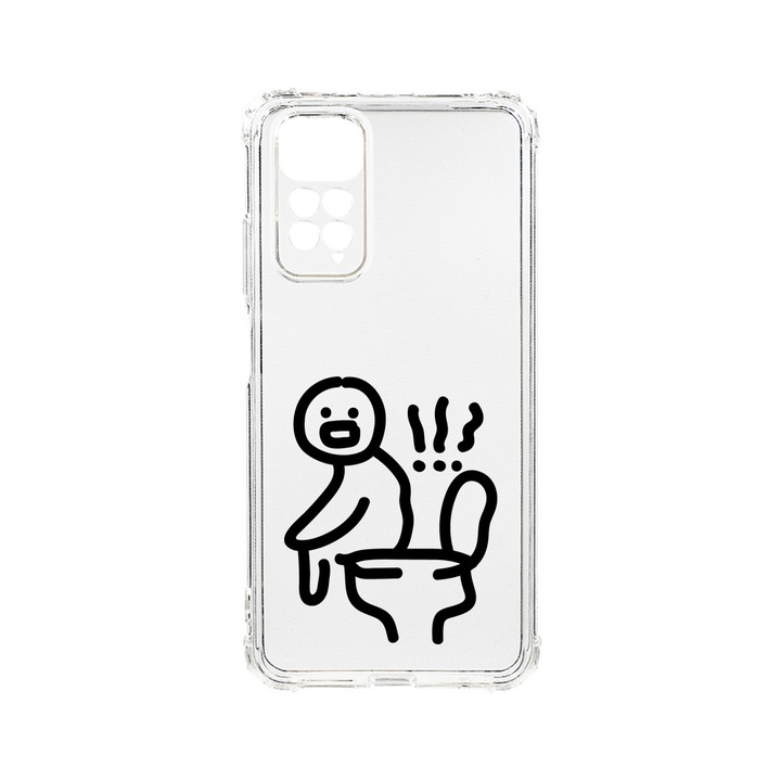 Силиконов калъф BestCase за Xiaomi Redmi Note 11 Pro 4G / 5G, Pooping, 1.5MM, Anti Shock, AS 981