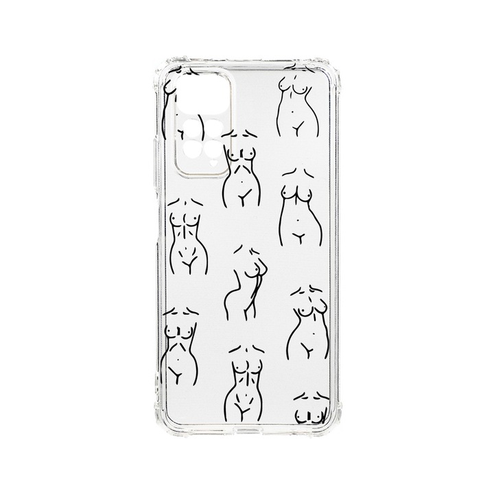 Силиконов калъф BestCase за Xiaomi Redmi Note 11 Pro 4G / 5G, Body Pattern, 1.5MM, Anti Shock, AS 1061