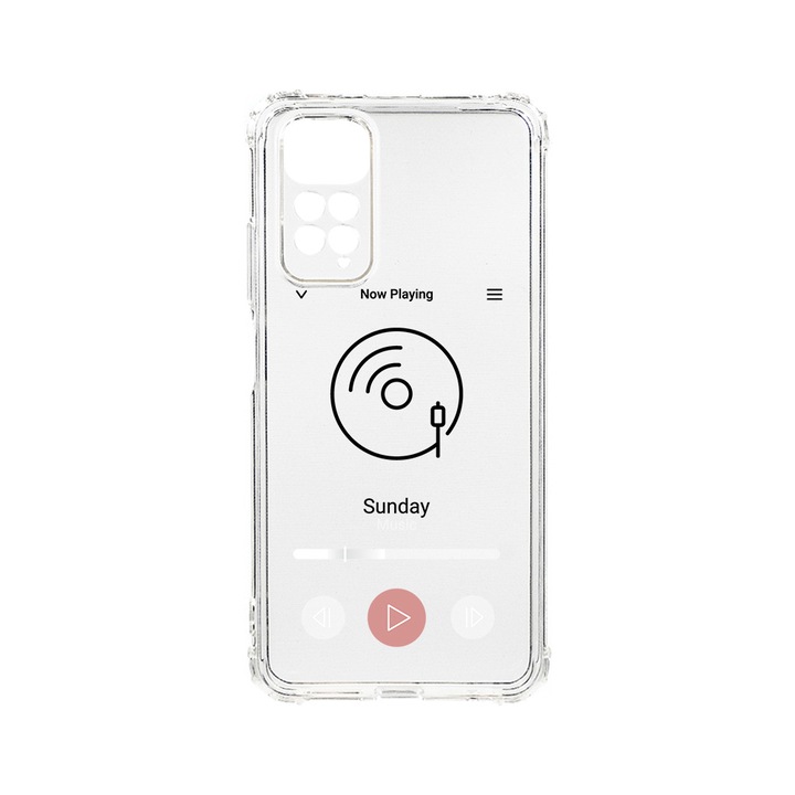 Силиконов калъф BestCase за Xiaomi Redmi Note 11 Pro 4G / 5G, Music Player, 1.5MM, Anti Shock, AS 973