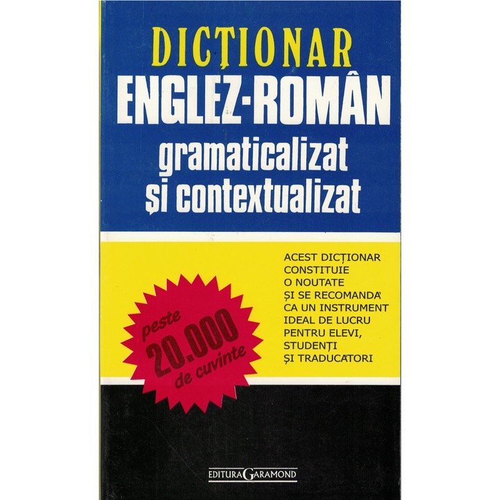 Dictionar ER gramaticalizat si contextualizat - Andrei Bantas