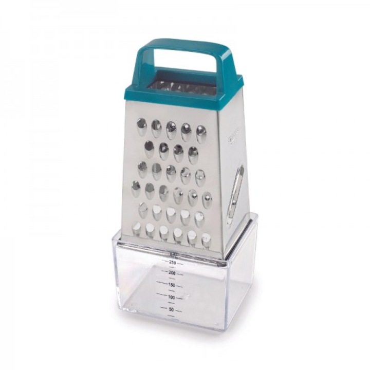 Razatoare din inox cu recipient pentru ingrediente, Keep, 250 ml