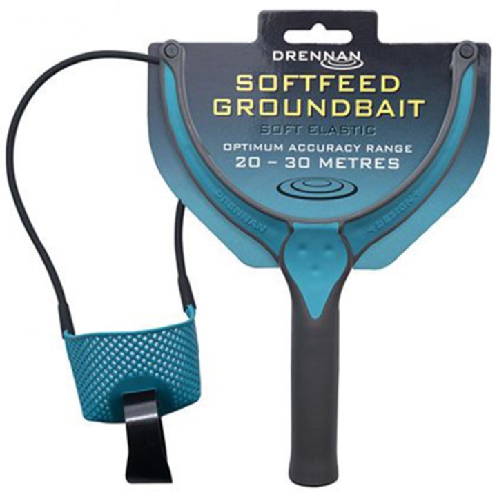 Прашка за захранване Drennan Softfeed Groundbait, Soft, 20-30 м, Жълт