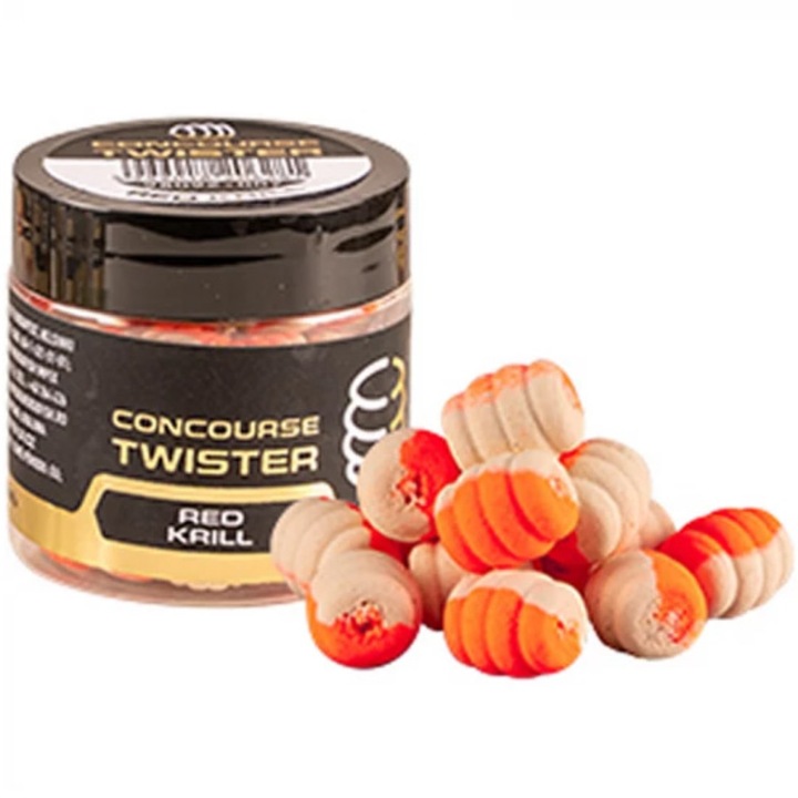 Стръв Wafters Benzar Mix Concourse Twister Red Krill, 12 мм, 60 мл