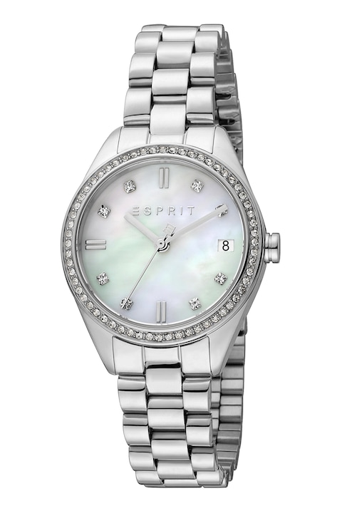 Esprit, Аналогов часовник с кристали, Сребрист