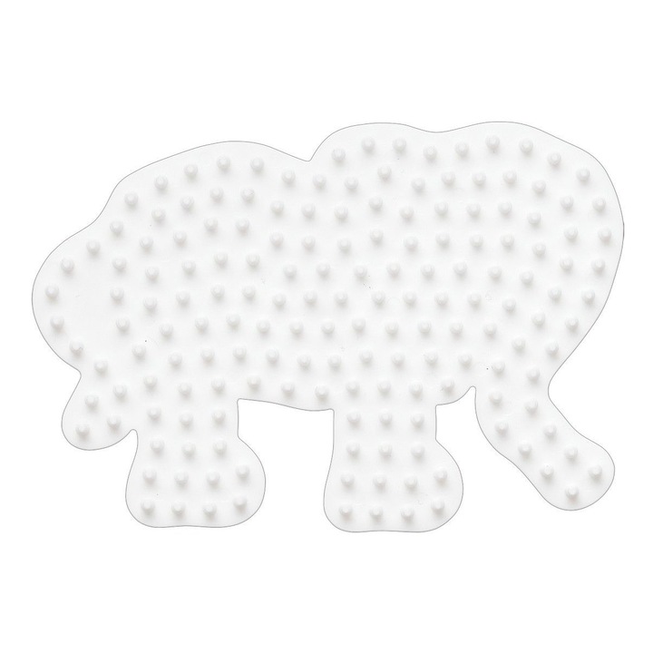 Работен лист за мъниста Hama, Малко слонче