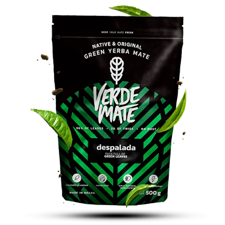 Зелен Чай Verde Mate, Yerba Mate, Verde Mate Despelada, Растителен, 0, 5 Кг