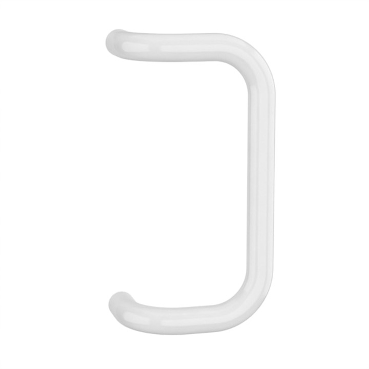 Maner tragator dublu, din aluminiu, interax 300mm, alb RAL9016