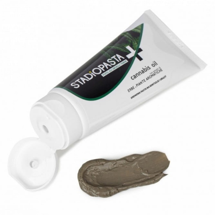 Unguent pentru leziuni si rani cu ulei de canepa, Stadiopasta Plus, 100 ml