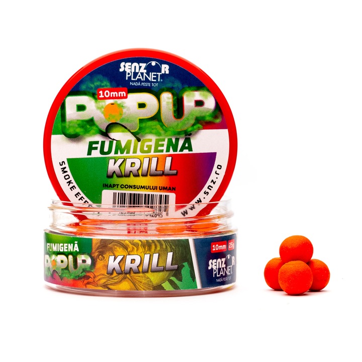Pop-up, Fumigena, Senzor Planet, Krill, 10 mm, 25 g