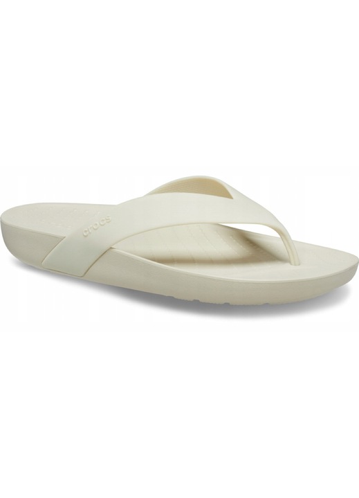 Slapi Femei, Crocs, Splash Flip, Croslite, Bej