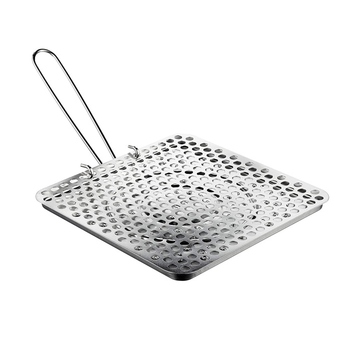 Grill pentru paine prajita, la aragaz, 20x20cm