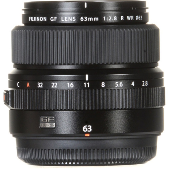 Obiectiv foto mirrorless FUJIFILM GF 63mm f/2.8 R WR