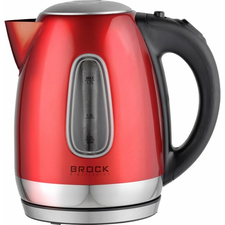 Fierbator electric Brock Electronics WK 06 RD, Capacitate 1,7 L, 1850 W