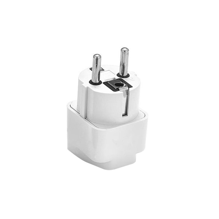 Универсален адаптер Schuko, за контакти с напрежение 110V-250V, съвместим UK, US, AU, EU, Saiconcept®