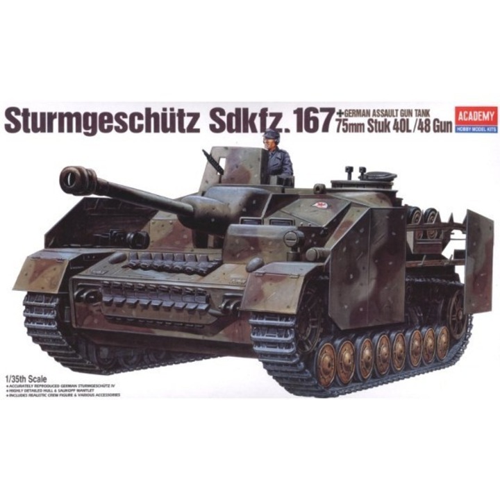 Macheta militara, Academy Sturmgeschutz Sd.Kfz.167 + 75mm, 1:35