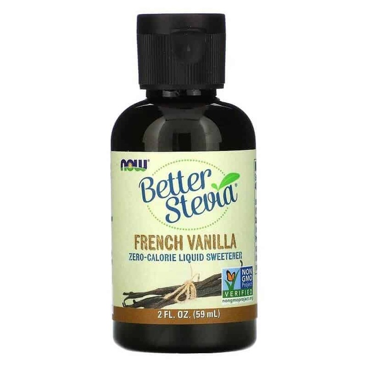 BetterStevia Liquid French Vanilla 2, Now foods, 59ml