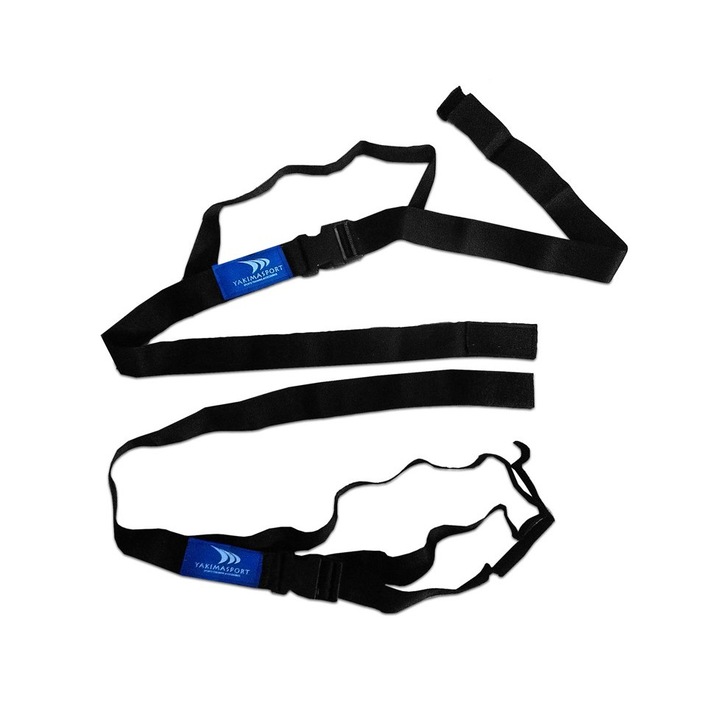 Комплект тренировъчни колани 1 към 1, YakimaSport, дължина 1,5 м, черен