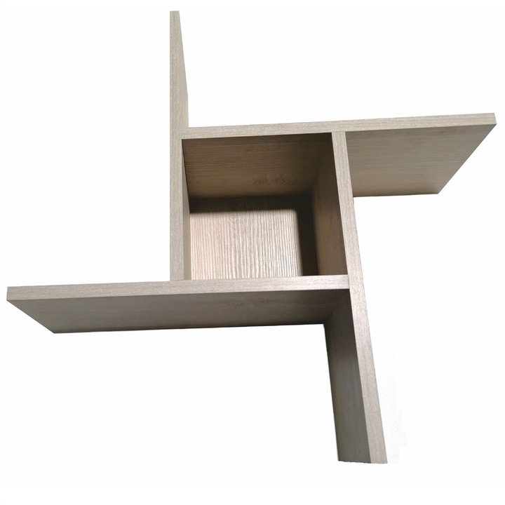 Raft de perete, Kornik, 636 mm, Lemn/Pvc