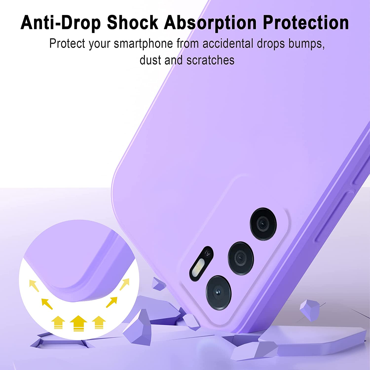 For Oppo A16 A16s 4G A54s Case, 3 In 1 Ultra Thin Anti-Scratch 360