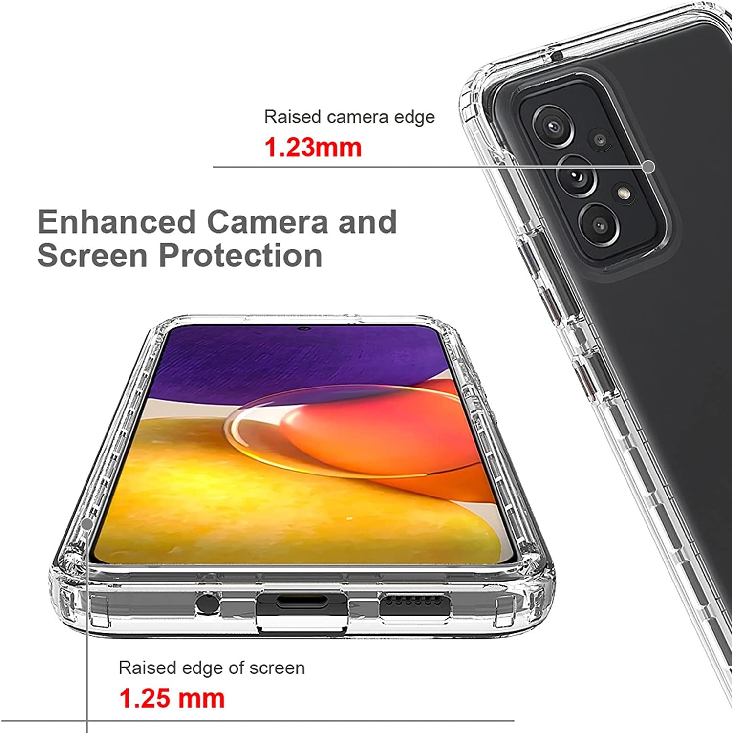Husa Samsung A52s 5G, 360 de grade, Silicon TPU, Transparent