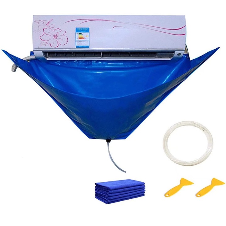 OEM klímatisztító huzat, vászon, Kék