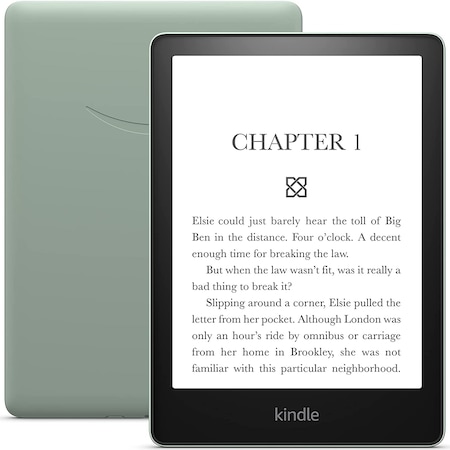 eBook четец Amazon Kindle Paperwhite 2021, 16 GB, 6.8", Bluetooth, Wi-Fi, USB C, Зелен