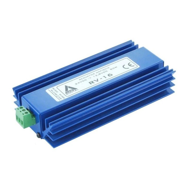 Reductor De Tensiune, Azo Digital, Azo00D1056, Putere 70W, Tensiune Intrare 15÷30 Vdc, Tensiune Iesire 13.8 Vdc, Carcasa Aluminiu, Dimensiuni 171 mm x 75 mm x 32 mm