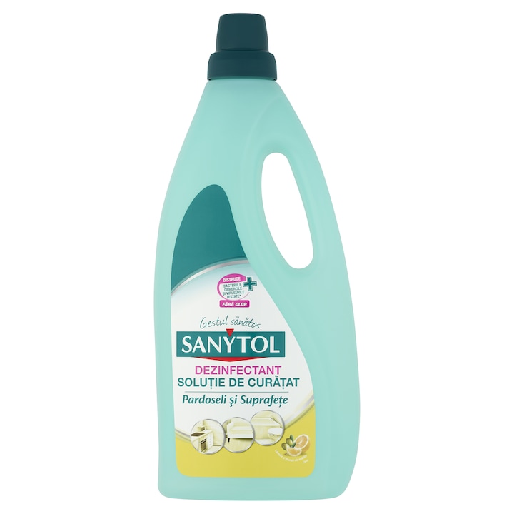 Detergent dezinfectant universal pardoseli si suprafete Sanytol Lamaie, 1l