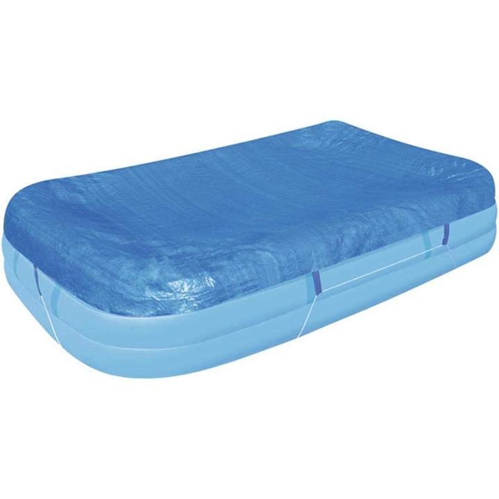 Prelata pentru piscina, Rezistenta UV, 262x175x51 cm, 800 g, Albastru