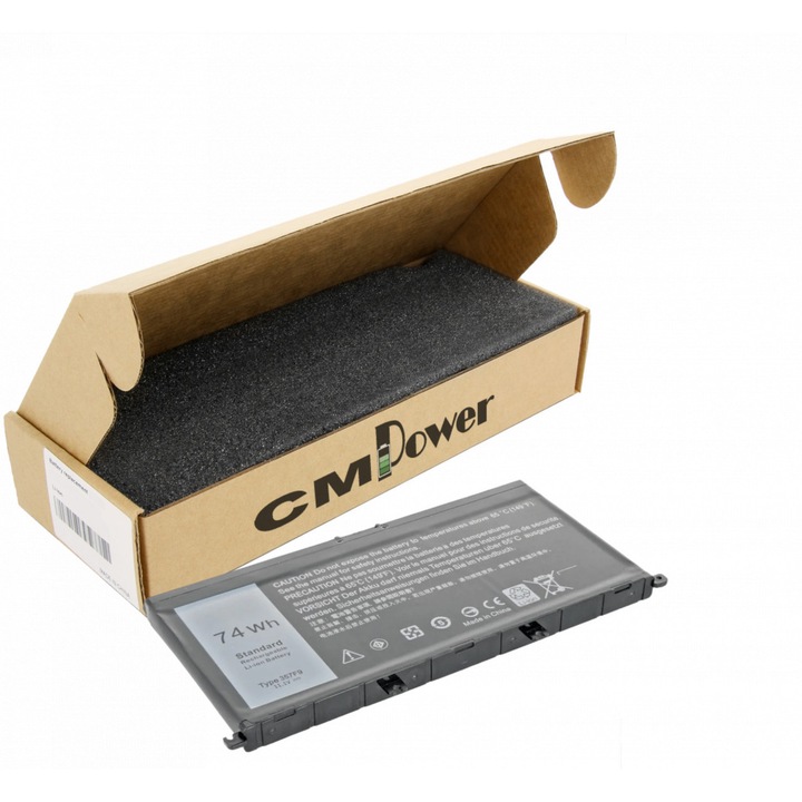 Baterie laptop CM Power compatibila cu Dell Inspiron 15"7557, 15" 7559,0GFJ6,357F9,71JF4,6600 mAh,6600 mAh-74 Wh