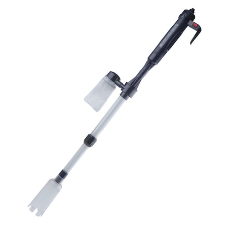 Aspirator electric pentru acvariu, negru/gri