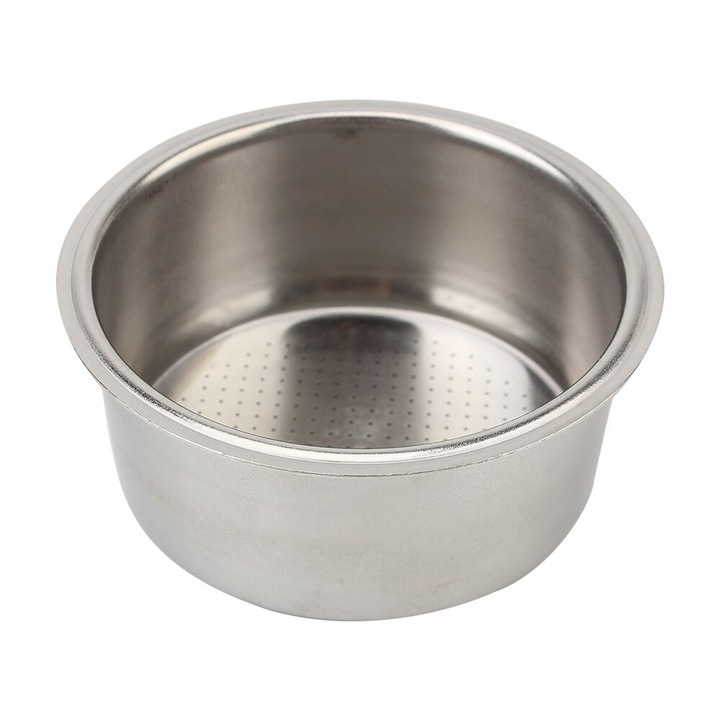 Филтър за кафе, 51 mm без налягане, филтърна чаша за 2 чаши за кафе, подходяща за кафе продукти Breville Delonghi Filter Krups