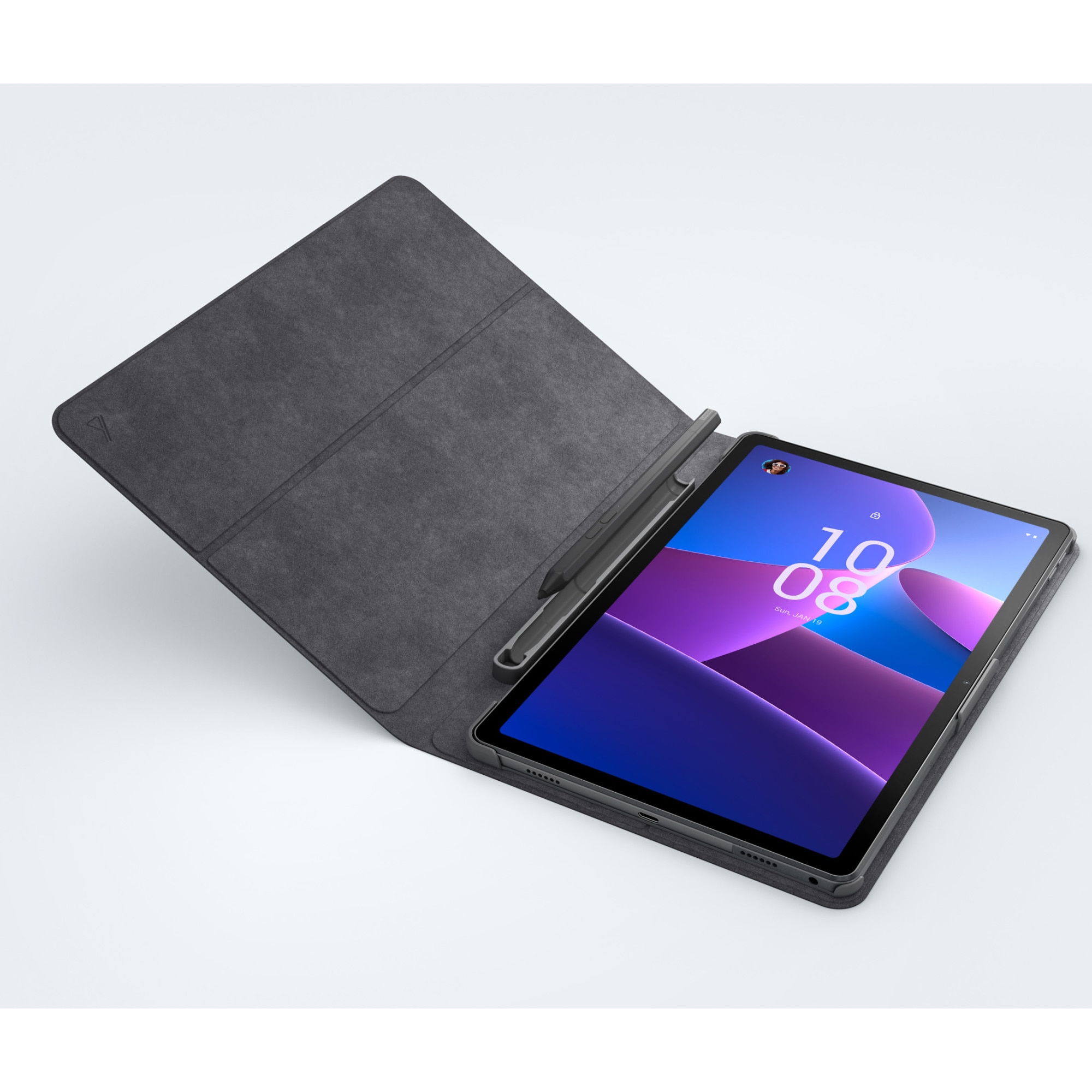 Husa de protectie Lenovo ZG38C03903 pentru M10 Plus (3rd Gen), Negru