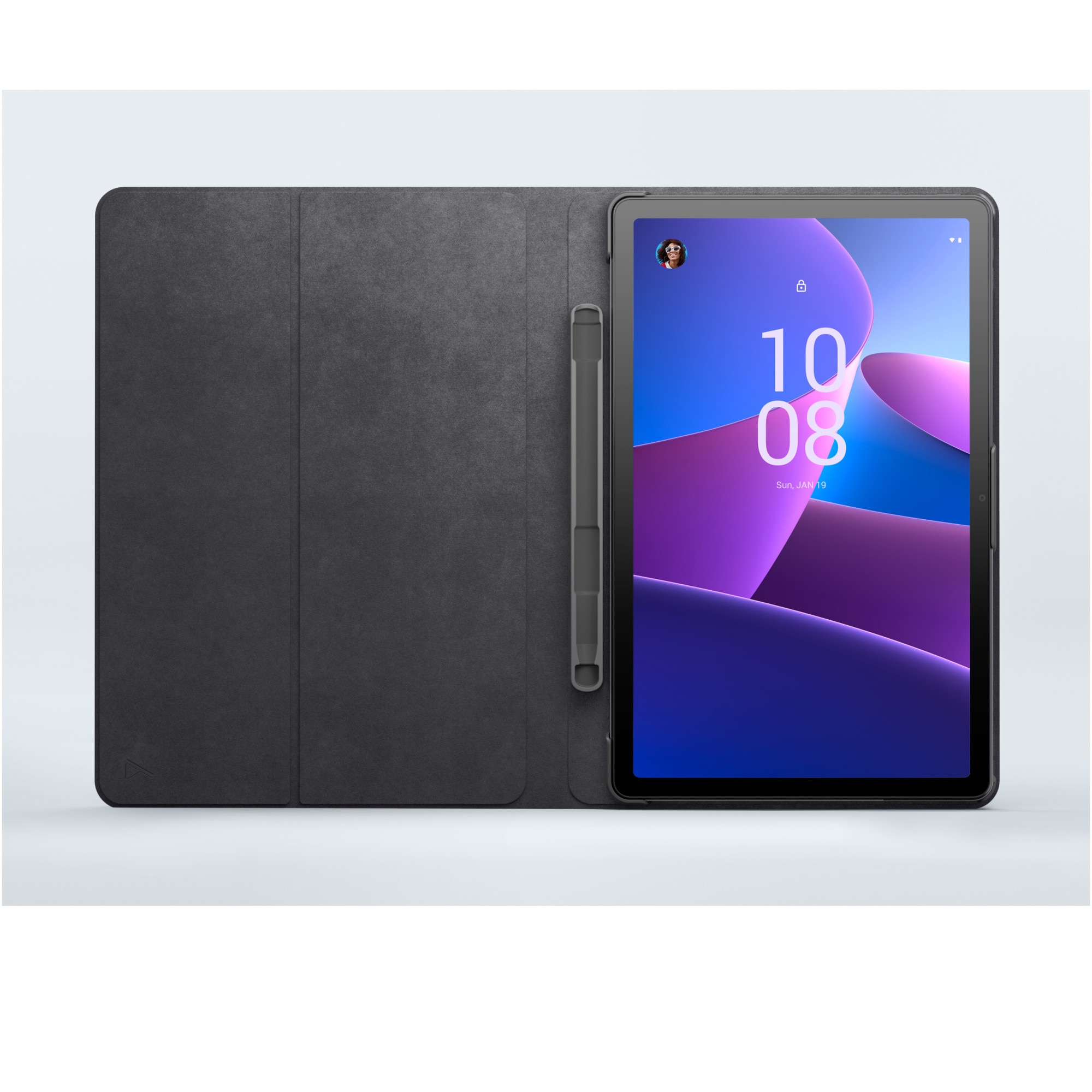 Husa de protectie Lenovo ZG38C03903 pentru M10 Plus (3rd Gen), Negru