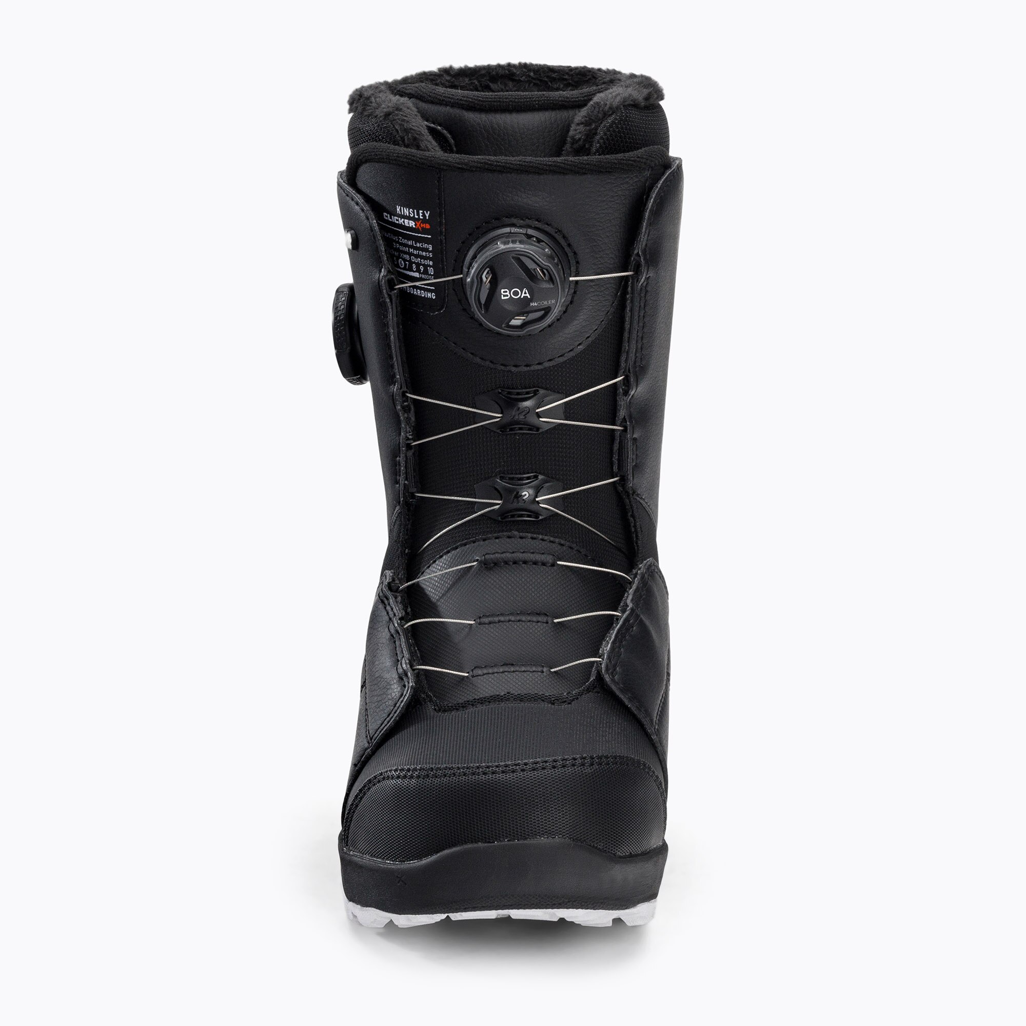 Ghete snowboard, K2, Kinsley Clicker X HB, Negru, 8.5 - eMAG.ro