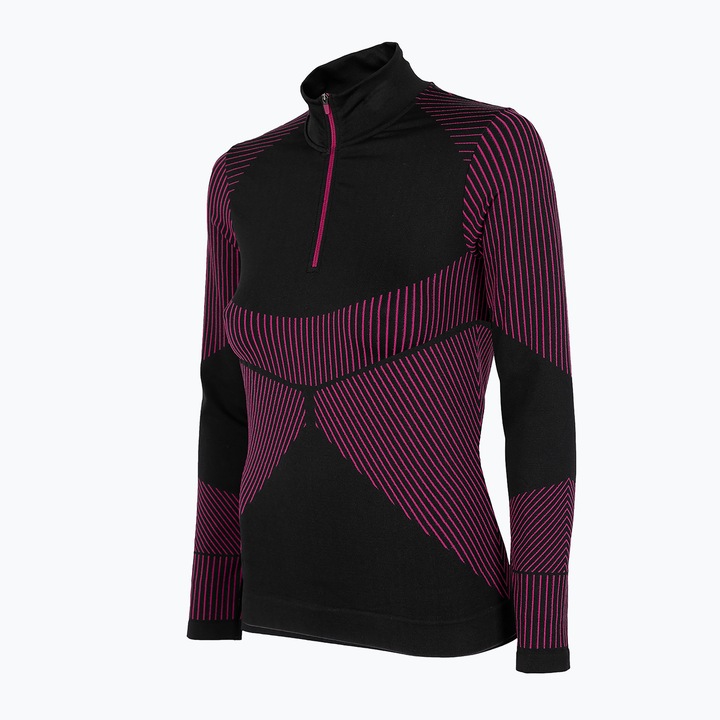 Bluza termoactiva de dama 4F Roz/Negru XS/S