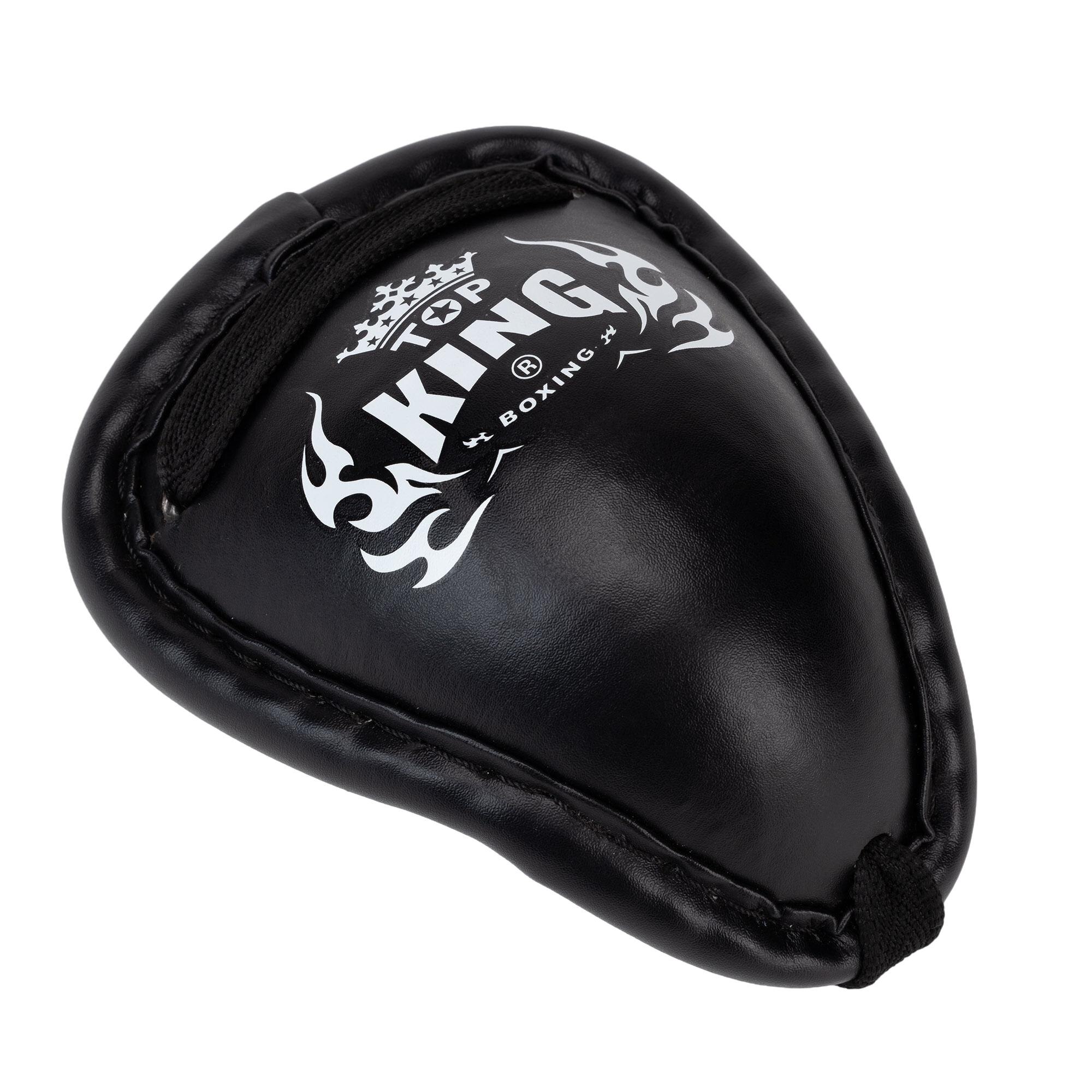 Aparatoare zona inghinala MMA, Top King, Otel/Sintetic, Negru/Alb eMAG.ro