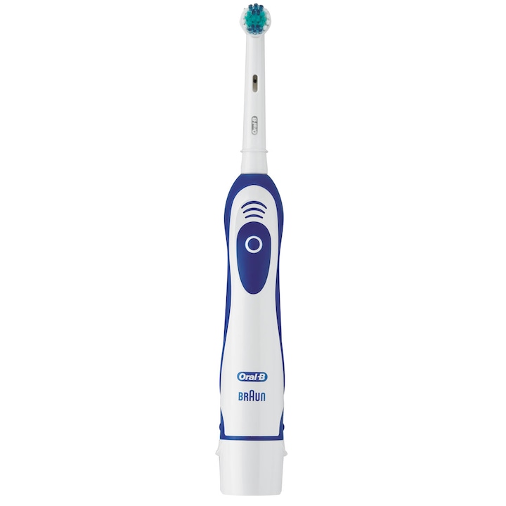 Oral-B D4 elemes elektromos fogkefe, 9600 rotáció / perc, fogkefe elhasználódását mutató indikátor szálak, fehér / kék