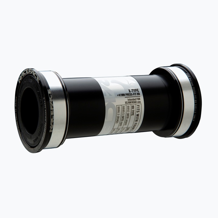 Colier inferior RACE FACE 24 mm negru si argintiu BB19BB899224