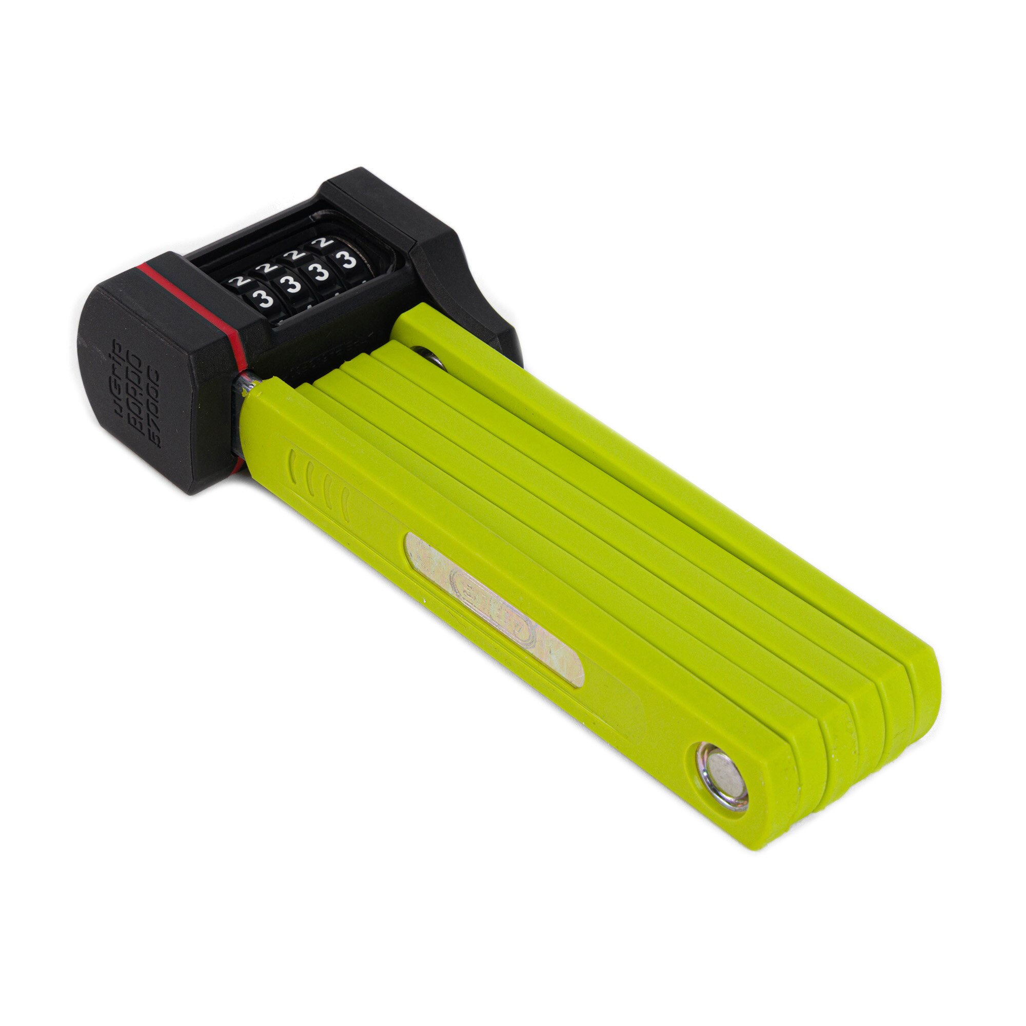 Lucchetto Pieghevole Abus UGrip Bordo 5700c 80 Cm, Rosso, A Combinazione, Per Bici
