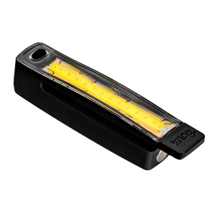 Lampa fata bicicleta, Knog Plus, 40lm, Negru
