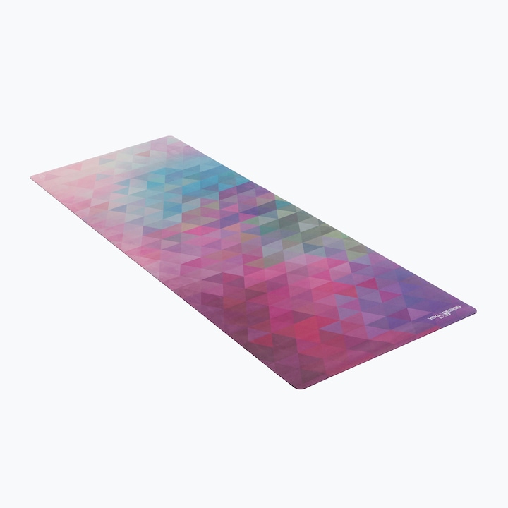 Постелка за йога, Yoga Design Lab, Микрофибър/Каучук, 178 см, Многоцветна