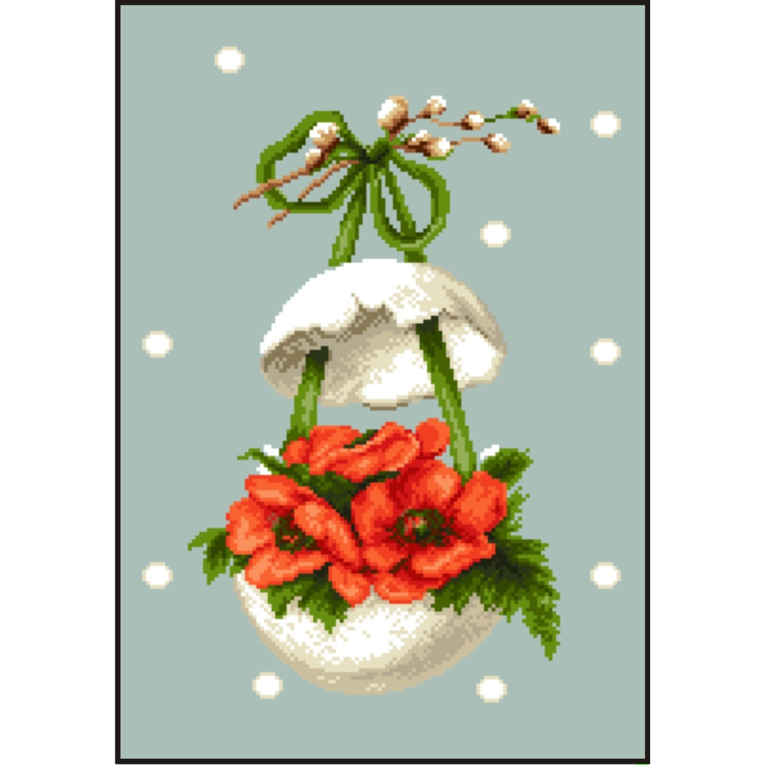 Oul magic - kit goblen cu panza imprimata