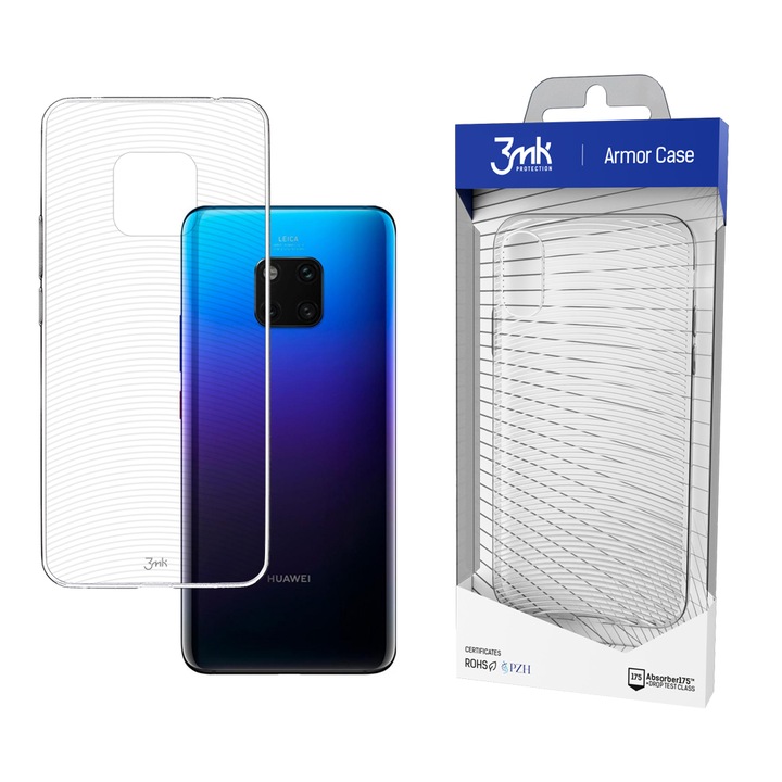 Védőburkolat 3mk Armor Case Huawei Mate 20 telefonhoz - Átlátszó KP21063