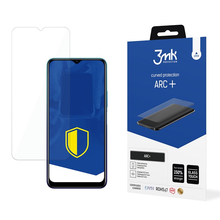 Защитно фолио 3mk Arc+ за телефон Vivo Y20i - Transparent KP22659