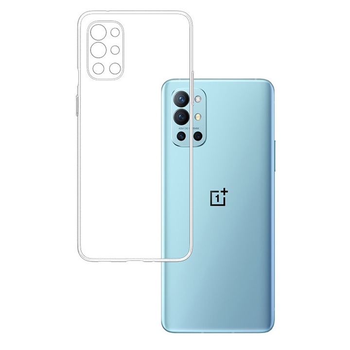 Защитен капак за OnePlus 9R 5G, 3MK, TPU/PC, Прозрачен