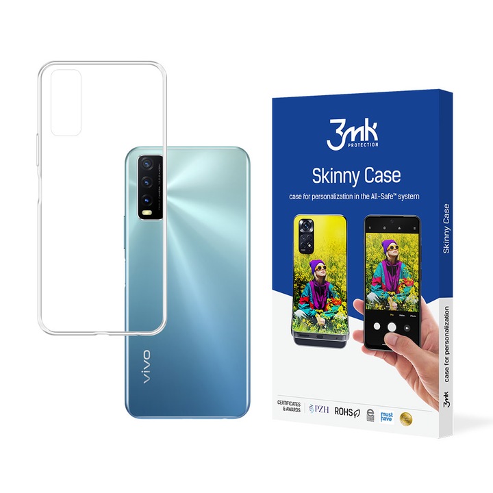 Védőburkolat 3mk Skinny Vivo Y20s telefonhoz - Átlátszó KP20078