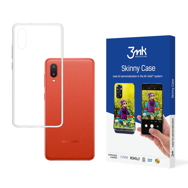 Védőburkolat 3mk Skinny Samsung Galaxy A02 telefonhoz - Átlátszó KP20139