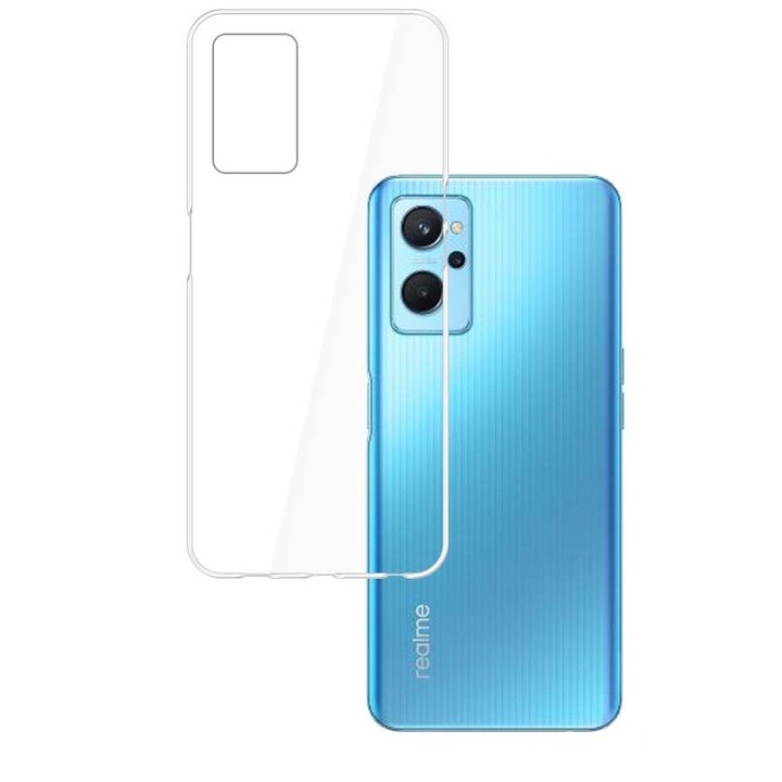 Realme 9i, 3MK, TPU/PC védőburkolat, átlátszó